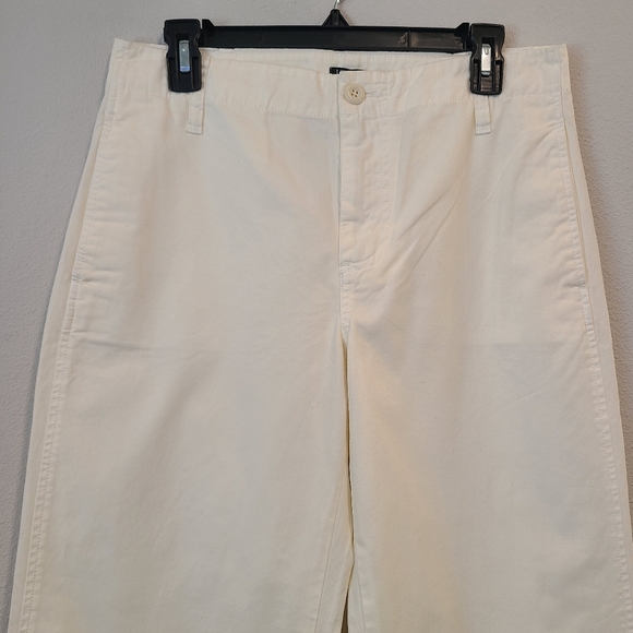 J Crew Sailor Heritage Wide Leg Cream Chino Pants -NWT - Picture 5 of 9